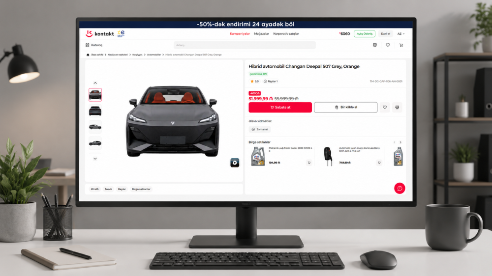Kontakt started selling cars and automotive products