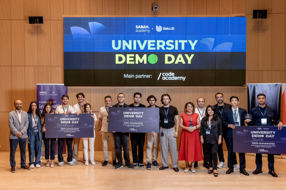 Universitet tələbələri investorlar qarşısında: "SABAH.academy" 6-cı "University Demo Day" tədbirini keçirib