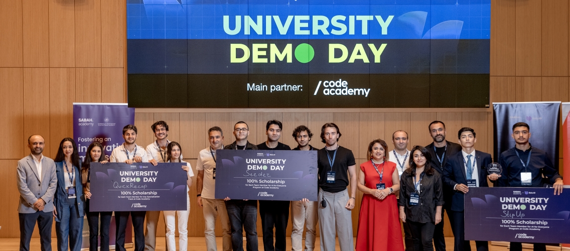 Universitet tələbələri investorlar qarşısında: "SABAH.academy" 6-cı "University Demo Day" tədbirini keçirib