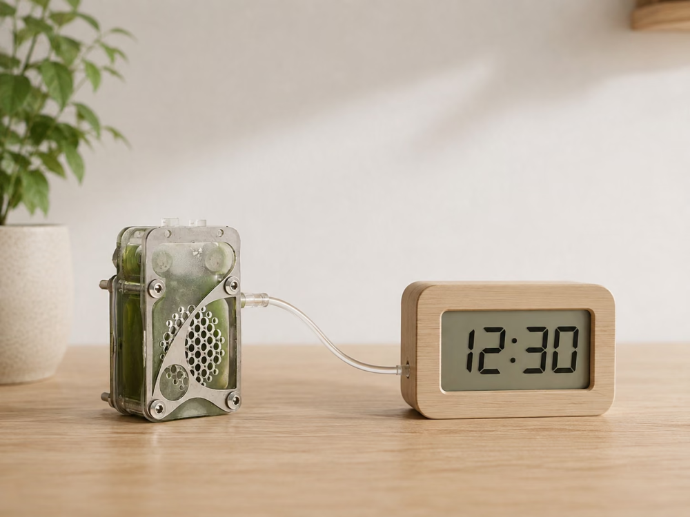 Scientists have developed a "living battery" powered by algae