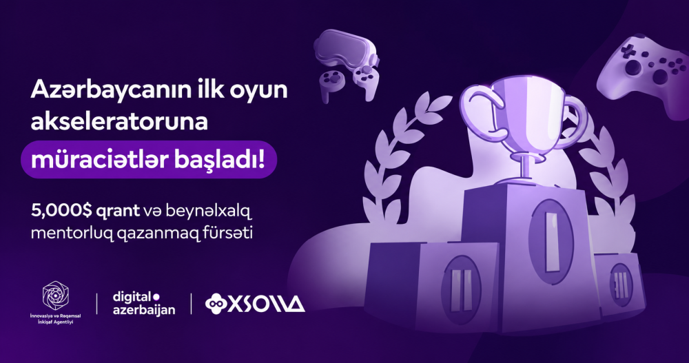 Azərbaycanda ilk oyun akseleratoruna müraciətlər başladı