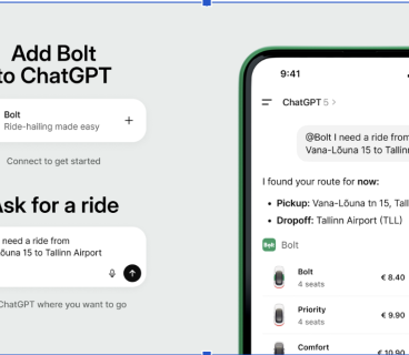 It is now possible to order Bolt via ChatGPT