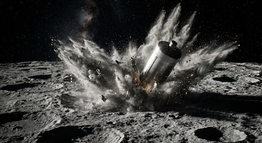 SpaceX raketi Falcon 9 Aya çırpılıb